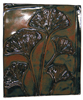 A. Cascarano Studio Ceramic Tile - Ginko Leaf Panel 3
